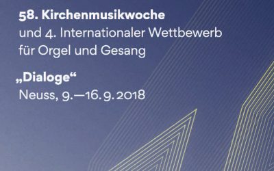58. Kirchenmusikwoche und 4. Internationaler Wettbewerb für Orgel und Gesang in Neuss