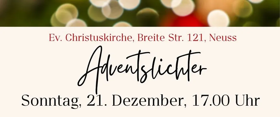 Adventslichter 2025