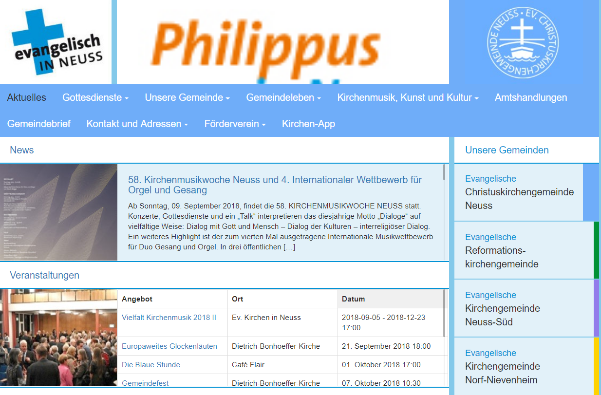 Netzwerk Kantorei Der Evangelischen Stadtgemeinde Neuss